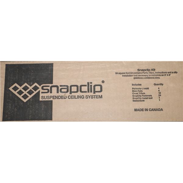 NEW SNAPCLIP SUSPENDED CEILING SYSTEM