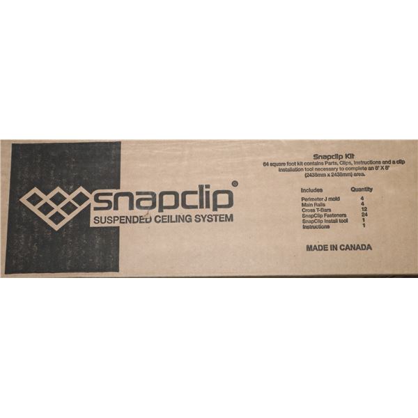 NEW SNAPCLIP SUSPENDED CEILING SYSTEM