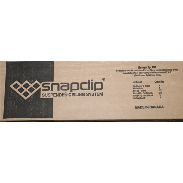 NEW SNAPCLIP SUSPENDED CEILING SYSTEM