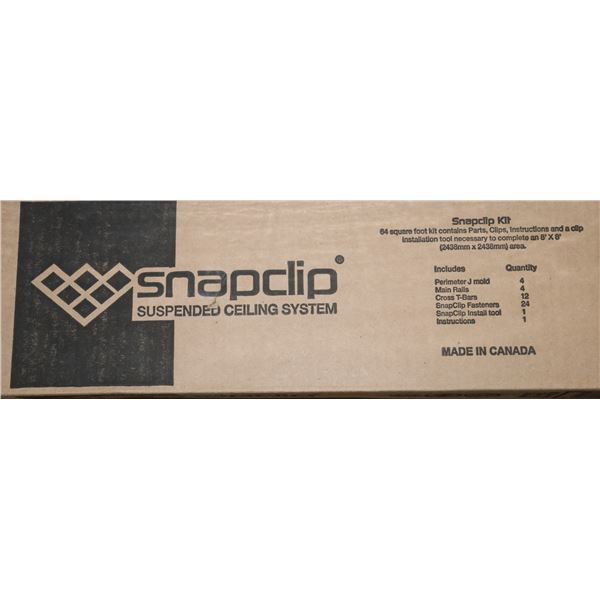 NEW SNAPCLIP SUSPENDED CEILING SYSTEM