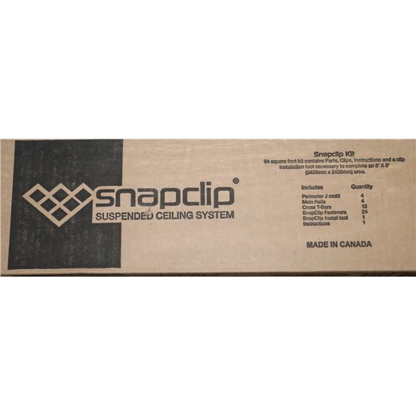 NEW SNAPCLIP SUSPENDED CEILING SYSTEM
