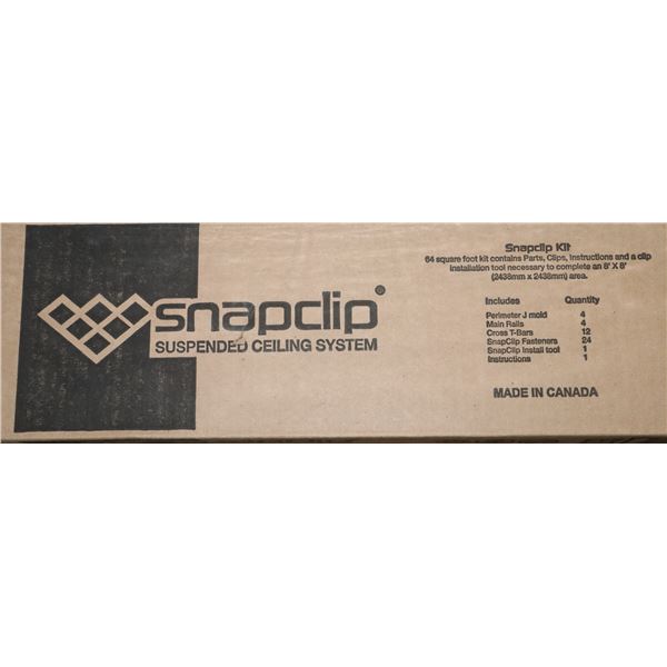 NEW SNAPCLIP SUSPENDED CEILING SYSTEM