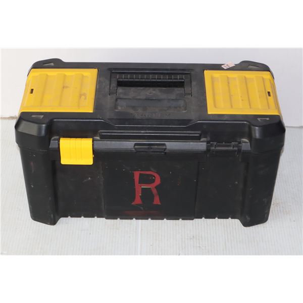 STANLEY TOOL BOX (ONE CLIP MISSING)