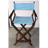 Image 1 : SOLID WOOD/ FABRIC DIRECTOR STYLE CHAIR