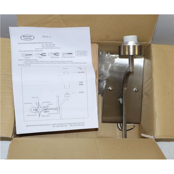 NEW WALL SCONCE LIGHT FIXTURE BY WHITFIELD