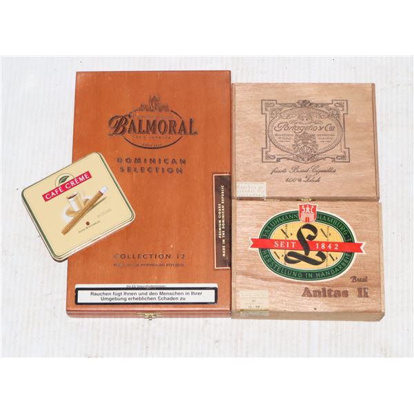 BUNDLE OF CIGAR BOXES