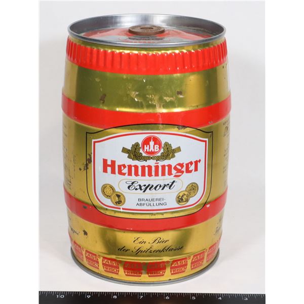 VINTAGE HENNINGER EXPORT BRAUEREI-ABFULLUNG