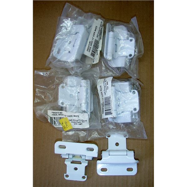 12 SELF-CLOSING WRAP-AROUND HINGES