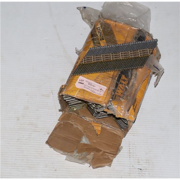 NEAR FULL CASE OF DEWALT 30 DEGREE FRAMING NAILS