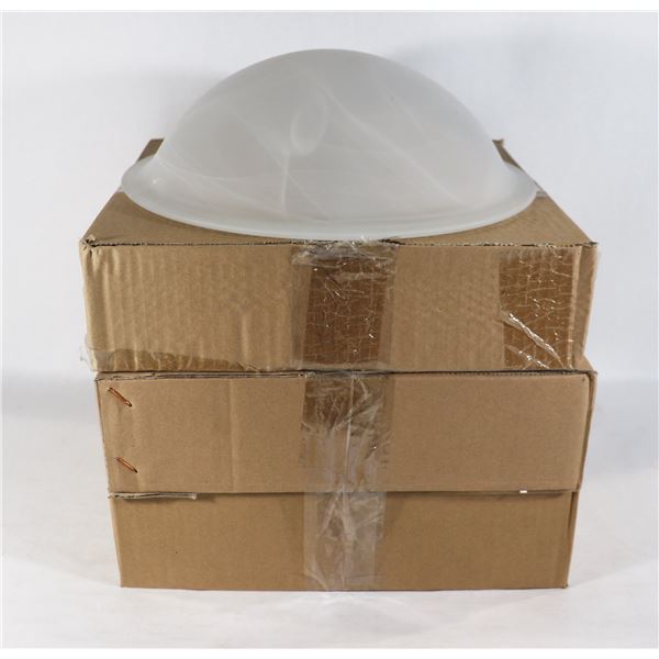 X3 NEW REPLACEMENT GLASS FOR CEILING LIGHT