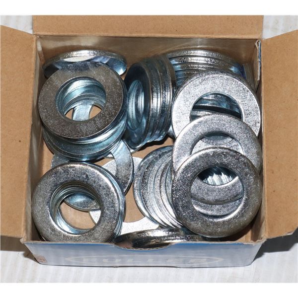 50 COUNT FULLER 125A-ZN M24(25) PLATED FLAT WASHER
