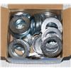 Image 1 : 50 COUNT FULLER 125A-ZN M24(25) PLATED FLAT WASHER