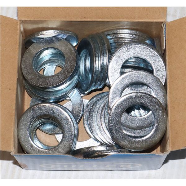 50 COUNT FULLER 125A-ZN M24(25) PLATED FLAT WASHER