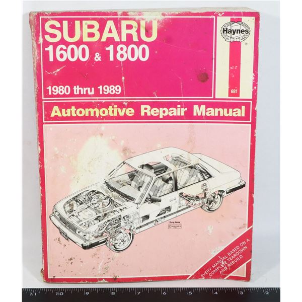 HAYNES AUTOMOTIVE REPAIR MANUAL
