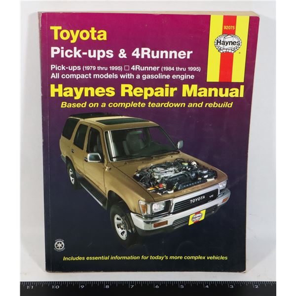 HAYNES AUTOMOTIVE REPAIR MANUAL