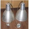 Image 1 : TWO INDUSTRIAL LOOK LIGHT FIXTURES