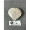 Image 1 : 3" Clear Quartz Heart Carving. Retails $400.00