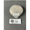 Image 2 : 3" Clear Quartz Heart Carving. Retails $400.00