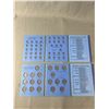 Image 2 : 1999 Canada Millennium Quarters Set & Vintage Canadian & American Coin Holder Books