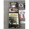 Image 2 : Various Cloth Patches and Military DVDs
