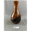 Image 2 : Gorgeous Handcrafted Carved Wood Vase - Approx 12" Tall