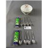 Image 1 : Vintage Limoges France and Rogers Silverplate Coffee Spoons