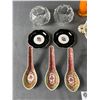 Image 2 : Lot Of Assorted Home Décor Including Crystal Glass Candle Holders