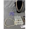 Image 2 : Nice Assortment Of Jewelry (Necklaces, Earrings & More) Including Vintage Marvella Multi-Strand Bead