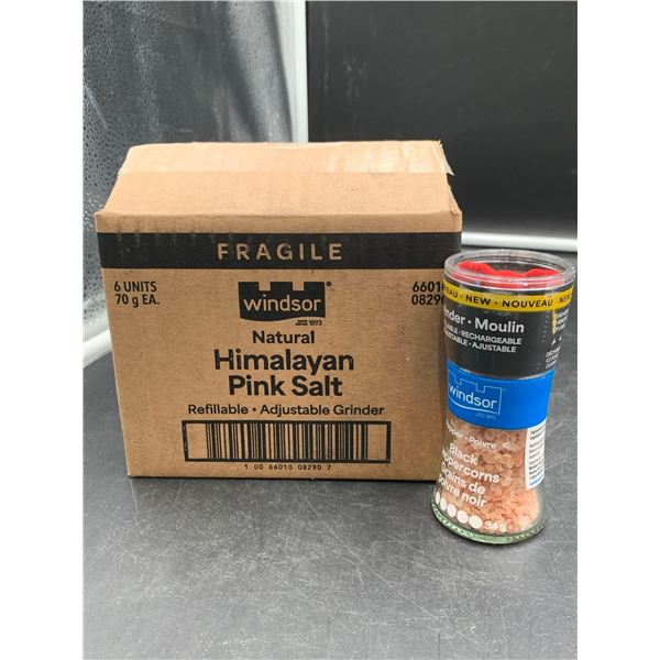 Windsor Natural Himalayan Pink Salt (6 x 70g)