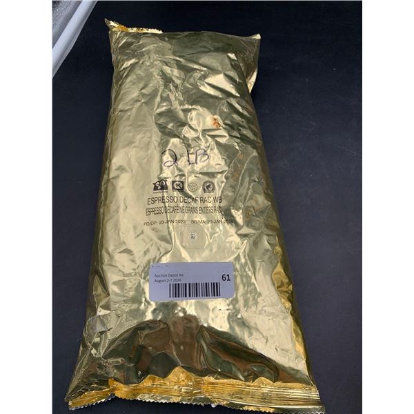 Circle K Espresso Decaf Rac Wholebean Coffee Beans (2lbs)