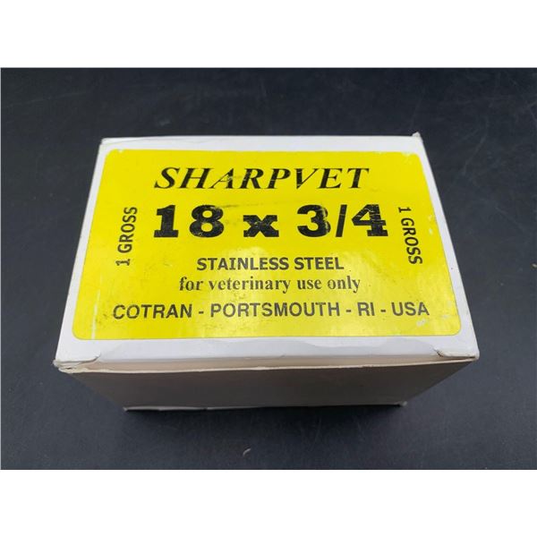 Sharpvet (18 x .75) Stainless Steel