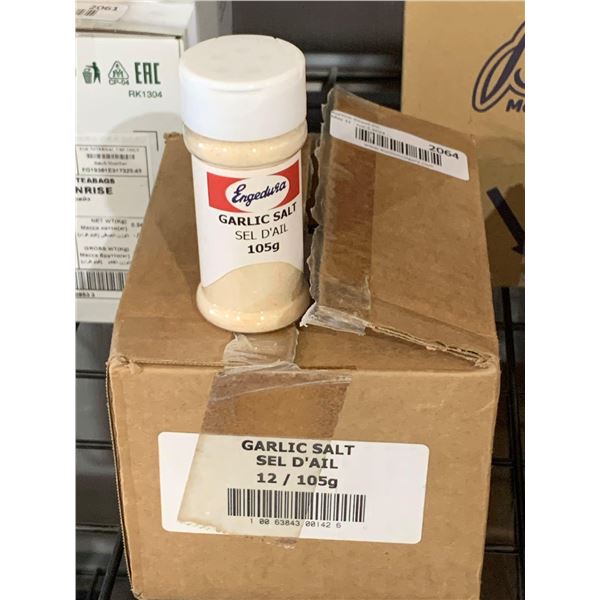 CASE LOT - Engedura Garlic Salt 12 x 105g