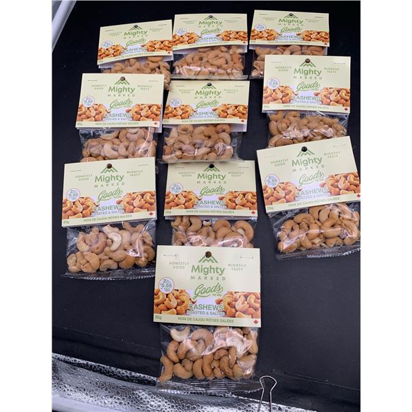 Mighty Marked Cashews Roasted & Salted (35g x 10)