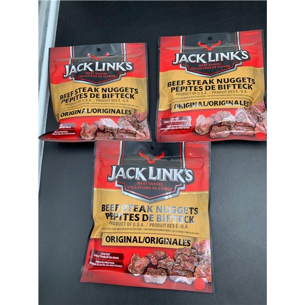 Jack Links Beef Steak Nuggets Original (3 x 81g)