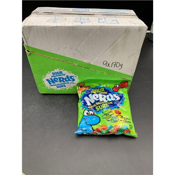 Sour Nerds Big Chewy Candy (9 x 170g)