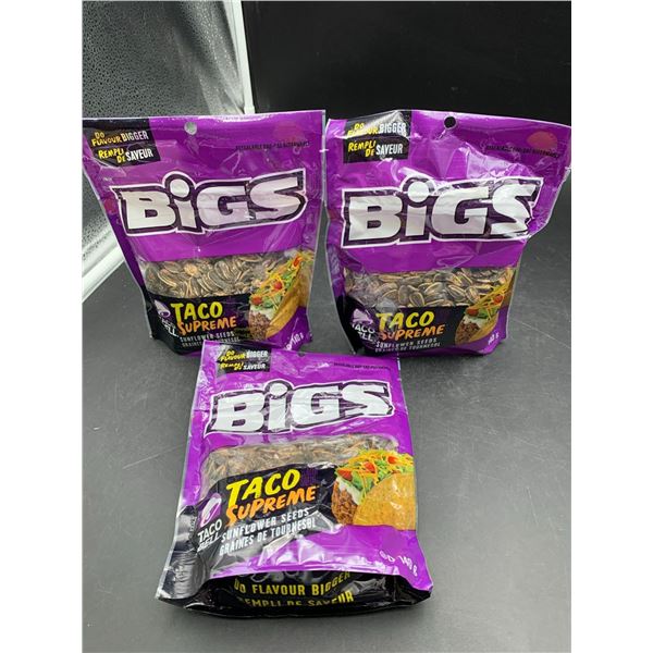 Bigs Taco Supreme Sunflower Seeds (3 x 140g)