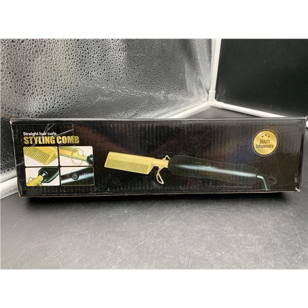 Straight Hair Curls Styling Comb