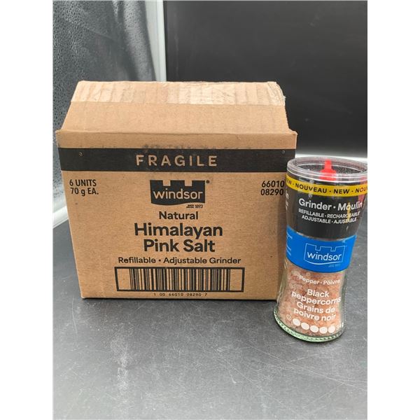 Windsor Natural Himalayan Pink Salt (6 x 70g)