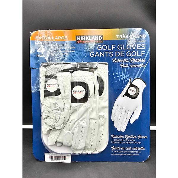 Kirkland Golf Gloves 4pk (L) Right Hand Gloves