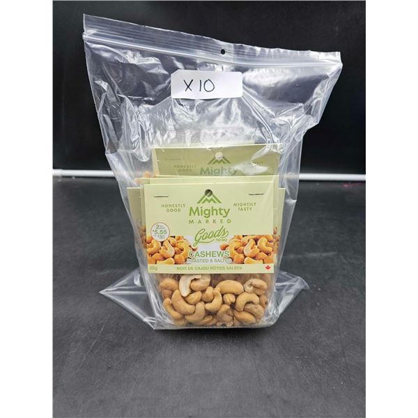 Mighty Marked Cashews Roasted & Salted (35g x 10)