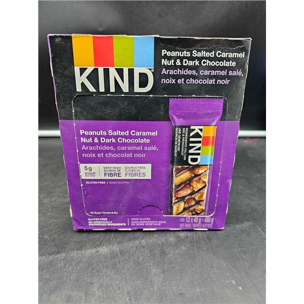 Kind Peanuts Salted Caramel Nut & Dark Chocolate Bars (12 x 40g)