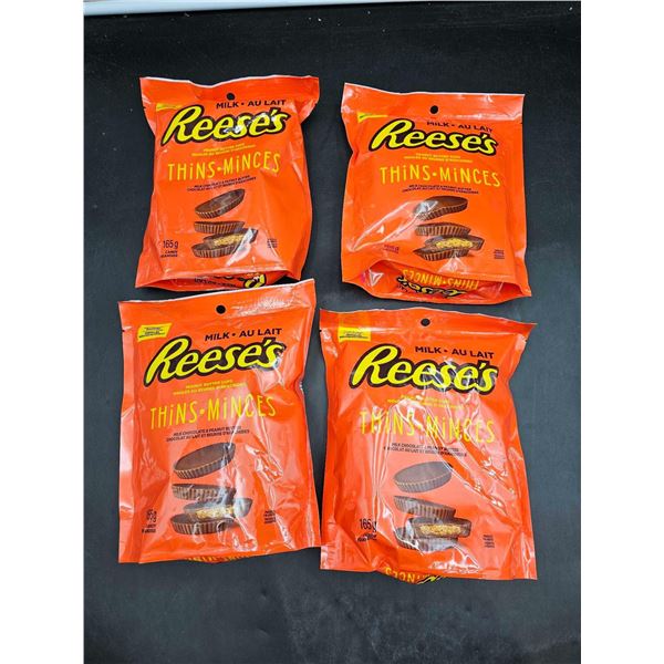 Reese's Thins Peanut Butter Cups (4 x 165g)