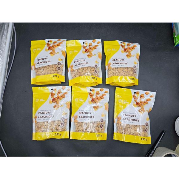 Honey Roasted Peanuts (6 x 225g)