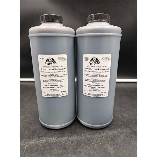 B Cafe Blender Boyz Cafe French Vanilla Frappe Coffee Concentrate (2 x 950ml)