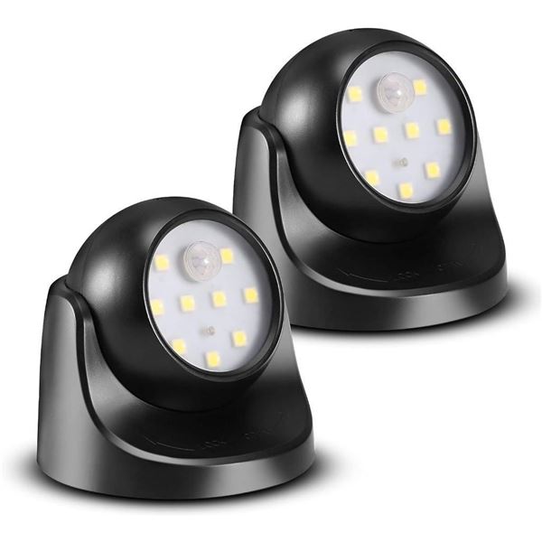 ProGreen 6000K Battery Operated Motion Sensor Light Waterproof Wireless LED Battery Powered Wall Lig