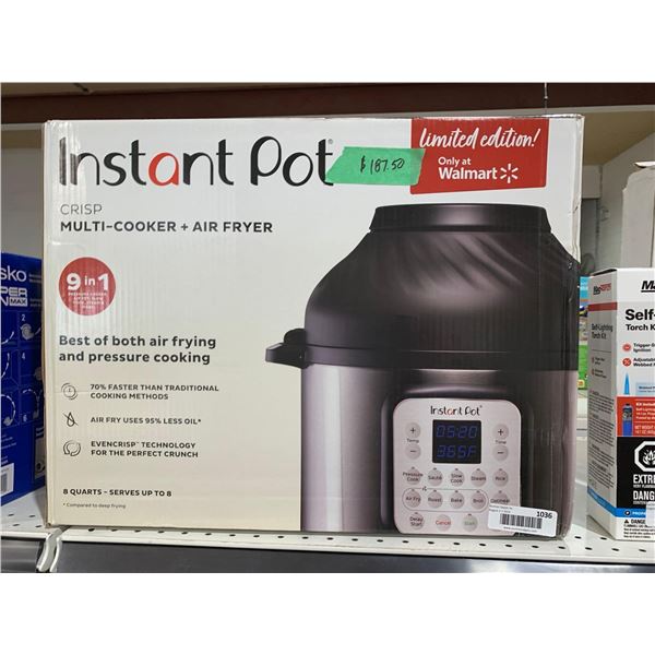 Instant Pot Crisp Multi-Cooker + Air Fryer 9 in 1