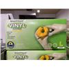 Image 2 : Smooth Touch Disposable Vinyl Gloves Powder-Free 100pc x 5 Box