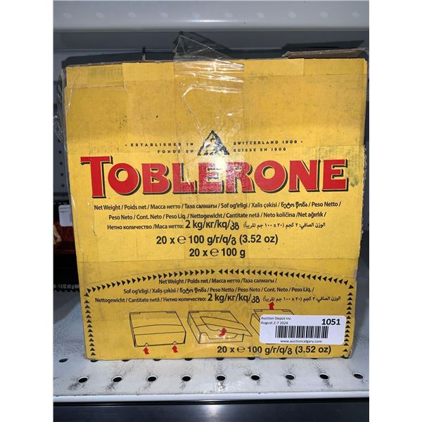 Toblerone Switzerland Chocolate Bars 20 x 100g