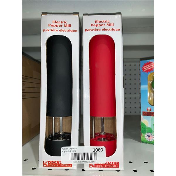Gourmet Tools Electric Pepper Mill Set of 2