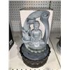 Image 1 : 11.8" Buddha Tabletop Fountain With LED Light